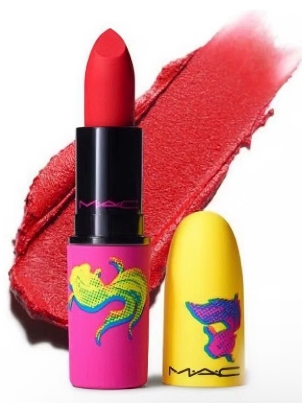NIB MAC Turn Up Your Luck Powder Kiss Limited Edition Lipstick